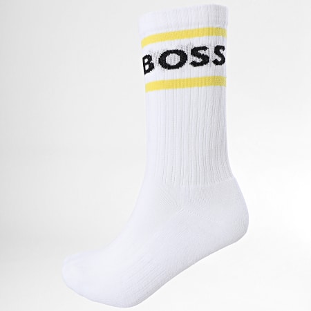 BOSS - Lote de 3 pares de calcetines 50469371 Blanco