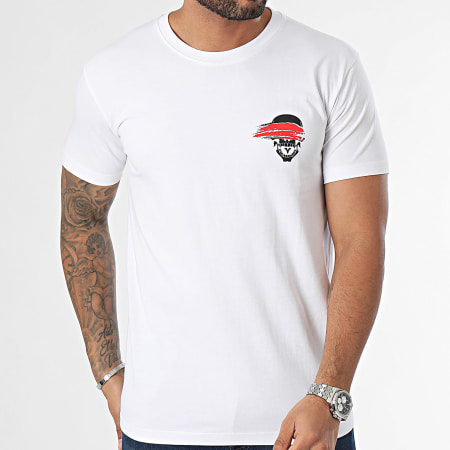 Untouchable - Tee Shirt Logo Blanc