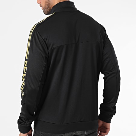 Adidas Sportswear - Tiro IM2920 Giacca con zip a strisce oro nero