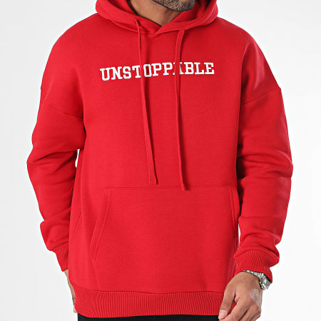 Black Industry - Hoodie Rood