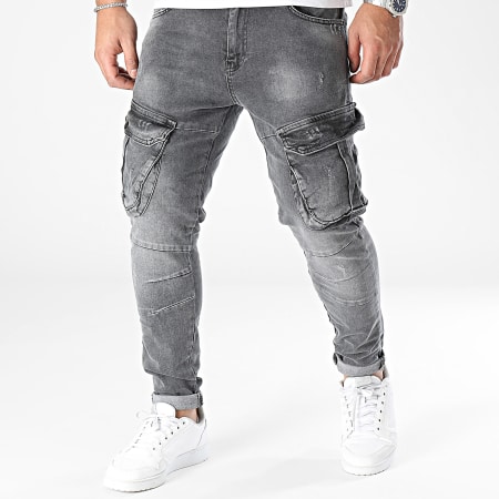 Classic Series - Jeans skinny Cargo Pants Grigio