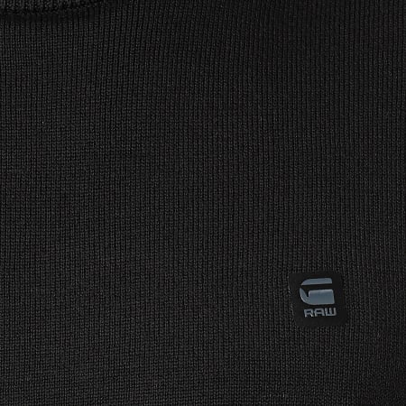 G-Star - Premium Core D21932-B692 Jersey cuello alto Negro