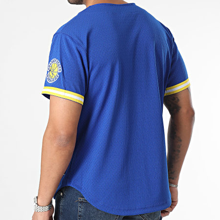 Mitchell and Ness - Camiseta Baloncesto Golden State Warriors Azul On The Clock
