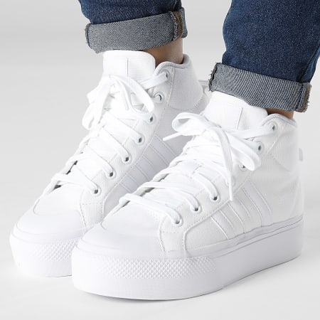 Adidas Sportswear - Sneakers Bravada 2.0 Mid Platform Donna IE2316 Footwear White Core White