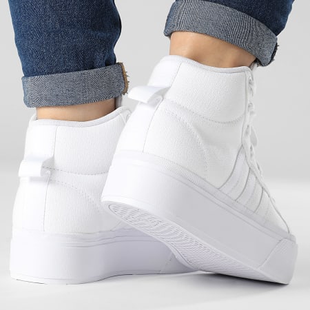 Adidas Sportswear - Baskets Montantes Femme Bravada 2.0 Mid Platform IE2316 Footwear White Core White