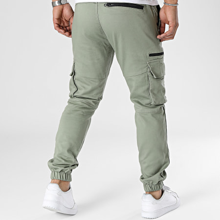 Frilivin - Pantalón cargo verde caqui