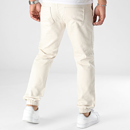 Frilivin - Pantalone da jogging bianco