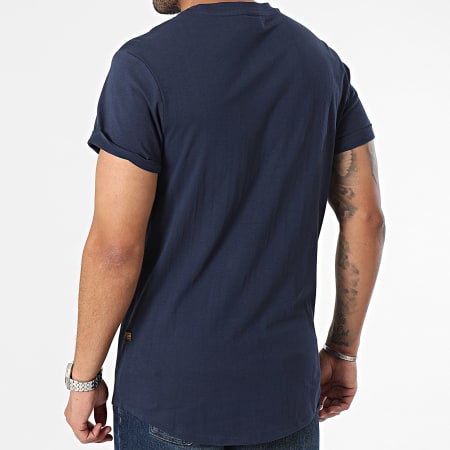 G-Star - Tee Shirt Painted D24667-336 Bleu Marine