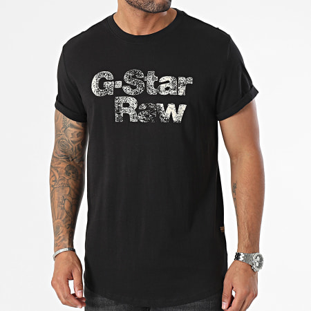 G-Star - Tee Shirt Painted D24667-336 Noir