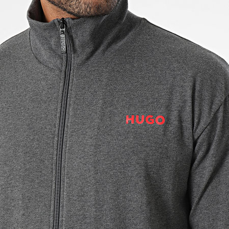 HUGO - Giacca con zip collegata 50505128 Grigio antracite