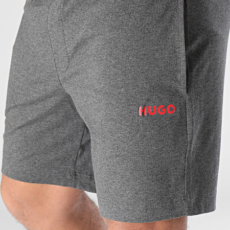 HUGO - Pantalones cortos de jogging enlazados 50505144 Gris marengo