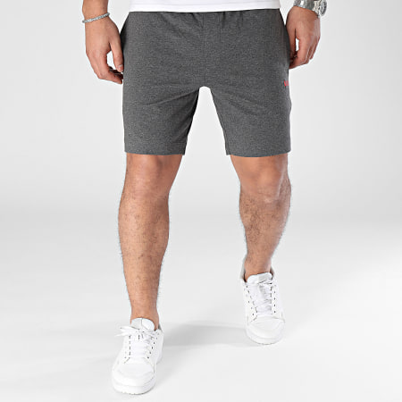 HUGO - Pantalones cortos de jogging enlazados 50505144 Gris marengo