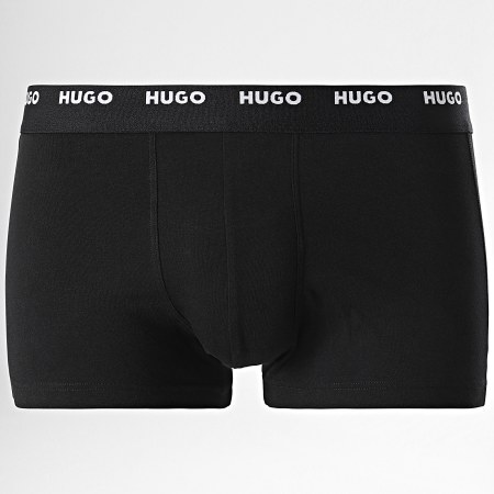 HUGO - Pack De 5 Boxers 50479944 Negro Verde Caqui Azul Marino