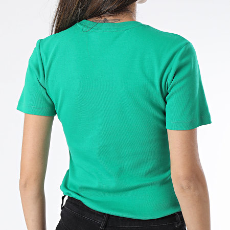 Tommy Hilfiger - Camiseta Cody 0587 Cuello Redondo Mujer Verde