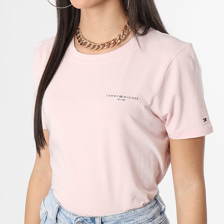 Tommy Hilfiger - Camiseta Mujer Mini Corp 1985 7877 Rosa