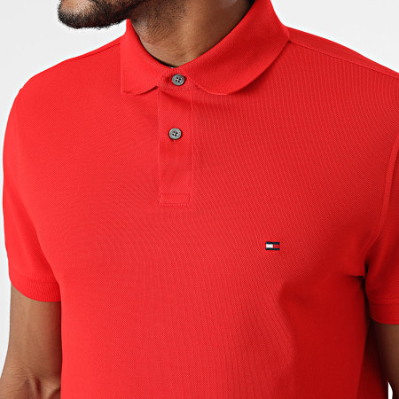 Tommy Hilfiger - Polo Manches Courtes Regular Polo 1985 7770 Rouge