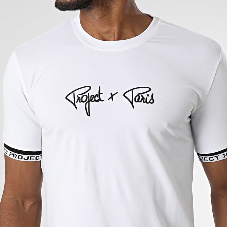 Project X Paris - Tee Shirt T231023 Blanc Noir