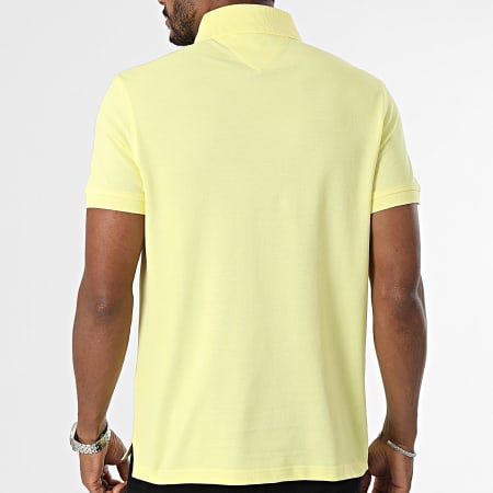 Tommy Hilfiger - Polo Manches Courtes Regular Polo 1985 7770 Jaune