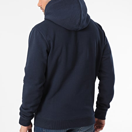 Tommy Jeans - Sudadera con capucha Logo Linear 7985 Azul Marino