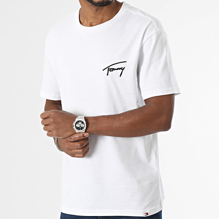 Tommy Jeans - Camicia Tee Regular Signature 7994 Bianco