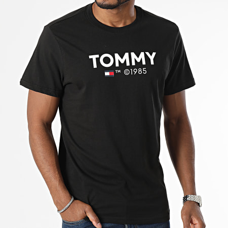 Tommy Jeans - Lot De 2 Tee Shirts Slim DNA 8863 Bleu Marine Noir
