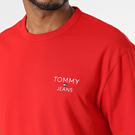 Tommy Jeans - Camicia Tee Regular Corp 8872 Rosso