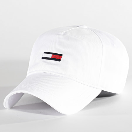Tommy Jeans - Casquette Elongated Flag 5842 Blanc