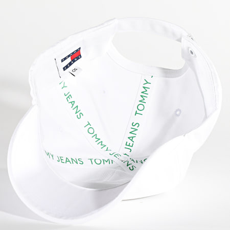 Tommy Jeans - Casquette Elongated Flag 5842 Blanc