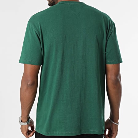 Tommy Jeans - Maglietta con distintivo 7995 Verde scuro