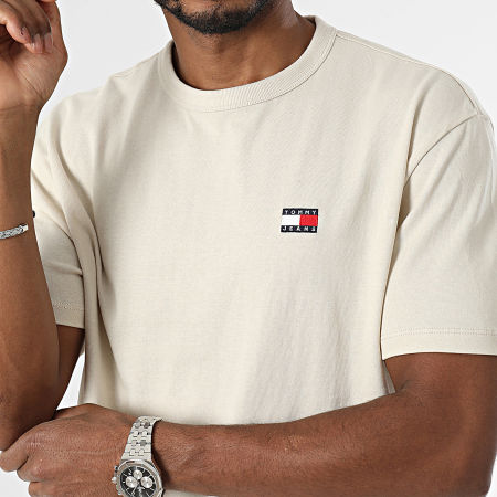 Tommy Jeans - Tee Shirt Badge 7995 Beige
