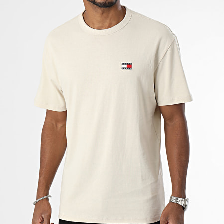 Tommy Jeans - Tee Shirt Badge 7995 Beige