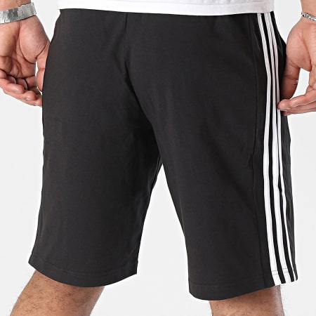 Adidas Sportswear - Pantaloncini da jogging 3 Stripes IC9382 Nero