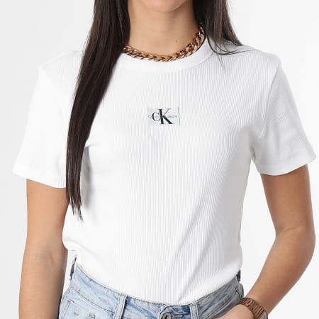 Calvin Klein - Tee Shirt Femme 2687 Blanc