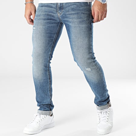 Calvin Klein - 4184 Jeans skinny in denim blu