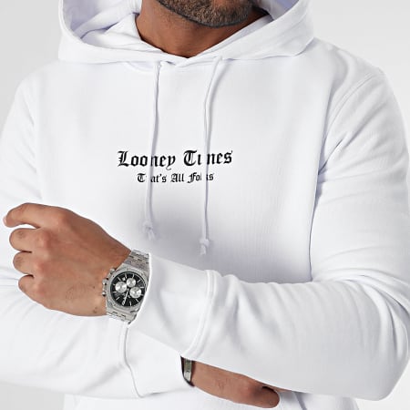 Looney Tunes - Sweat Capuche Angry Bugs Bunny Chrome Blanc