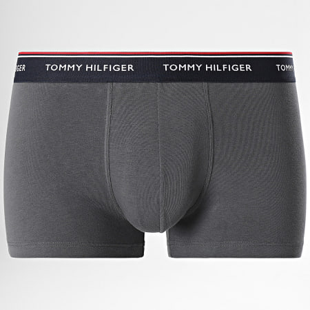 Tommy Hilfiger - Set di 3 boxer Premium Essentials 3842 Navy Grey Bordeaux