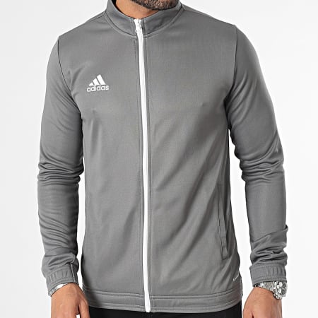 Adidas Sportswear - Veste Zippée Ent22 H57522 Gris Anthracite