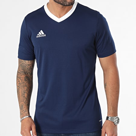 Adidas Sportswear - Tee Shirt Col V Ent22 HE1575 Bleu Marine