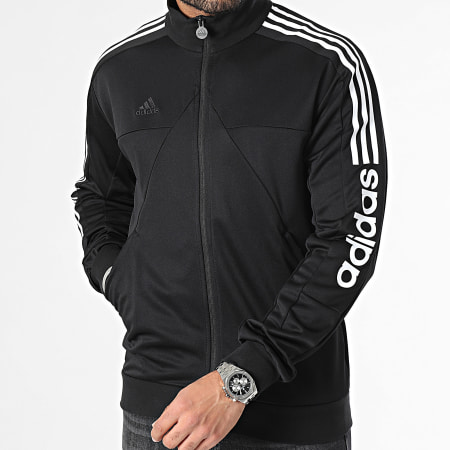 Adidas Sportswear - Veste Zippée A Bandes Tiro IA3047 Noir
