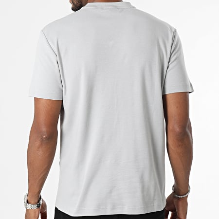 Calvin Klein - Tee Shirt Micro Logo Interlock 9894 Gris