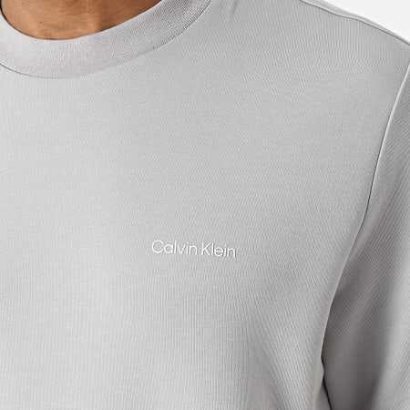 Calvin Klein - Repreve Micro Logo Felpa girocollo 9926 Grigio