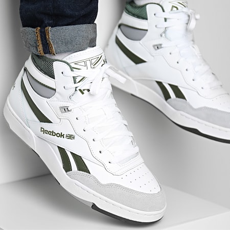 Reebok - Sneakers BB 4000 II Mid 100032748 Footwear White Classic Grey 3 Varsity Green
