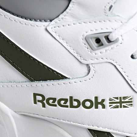 Reebok - Zapatillas BB 4000 II Mid 100032748 Footwear White Classic Grey 3 Varsity Green