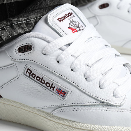 Reebok - Club C Revenge Sneakers 100032938 Footwear White Classic Burgundy Chalk