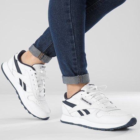Reebok - Baskets Femme Classic Leather 100069849 White Vector Navy