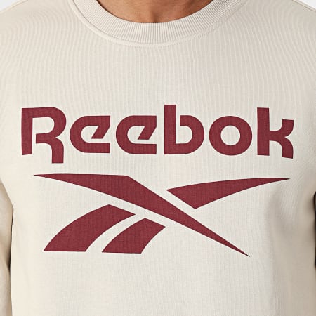 Reebok - Sweat Crewneck Big Logo Beige