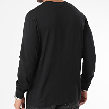Reebok - Tee Shirt Manches Longues Chest Logo Noir