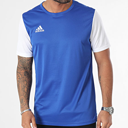 Adidas Sportswear - Tee Shirt Estro 19 DP3231 Bleu Roi Blanc