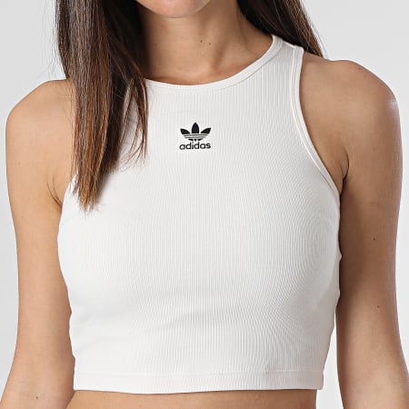 Adidas Originals - Camiseta de tirantes para mujer IJ8257 Beige