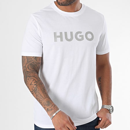 HUGO - Tee Shirt Dulivio 50506996 Blanc